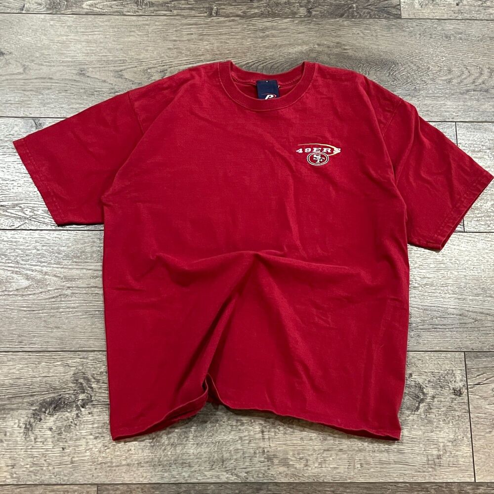 Vintage Y2K San Francisco 49ers Pro Player Red Tee Shirt NFL Men's XL